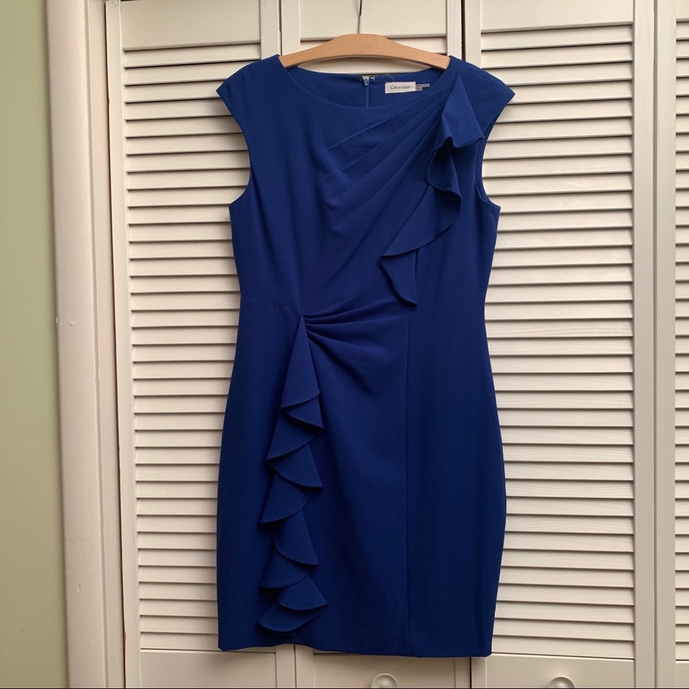 Blue dress
